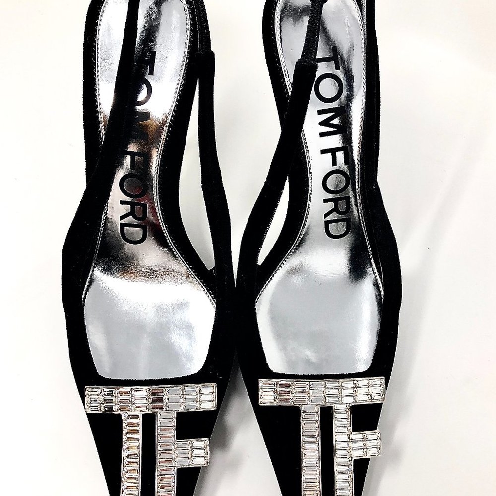 Tom Ford TF BLADE SLINGBACK - 105MM Size 37.5 EU